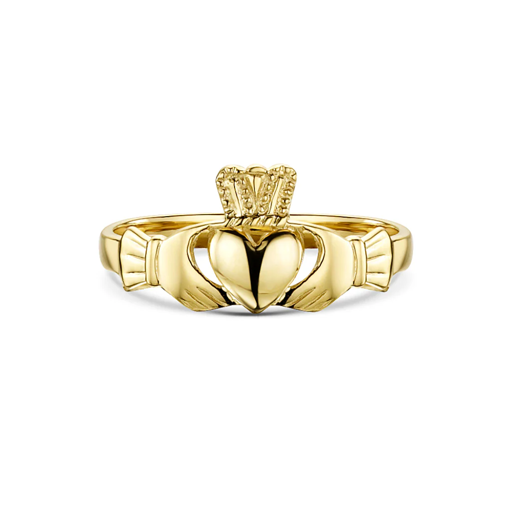 9ct Gold Claddagh Ring | Liadh - Image 4
