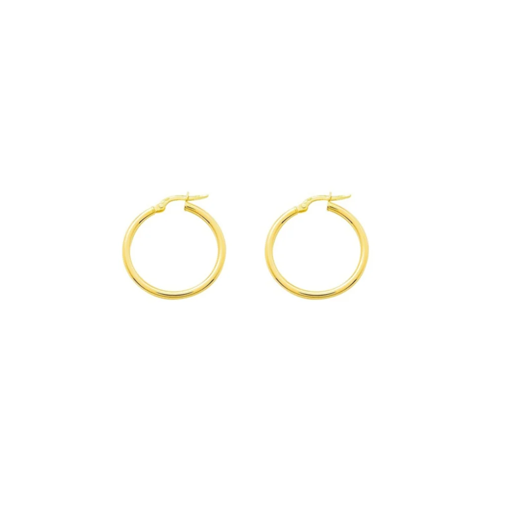 9ct Gold Hoop Earrings | Auve - Image 10