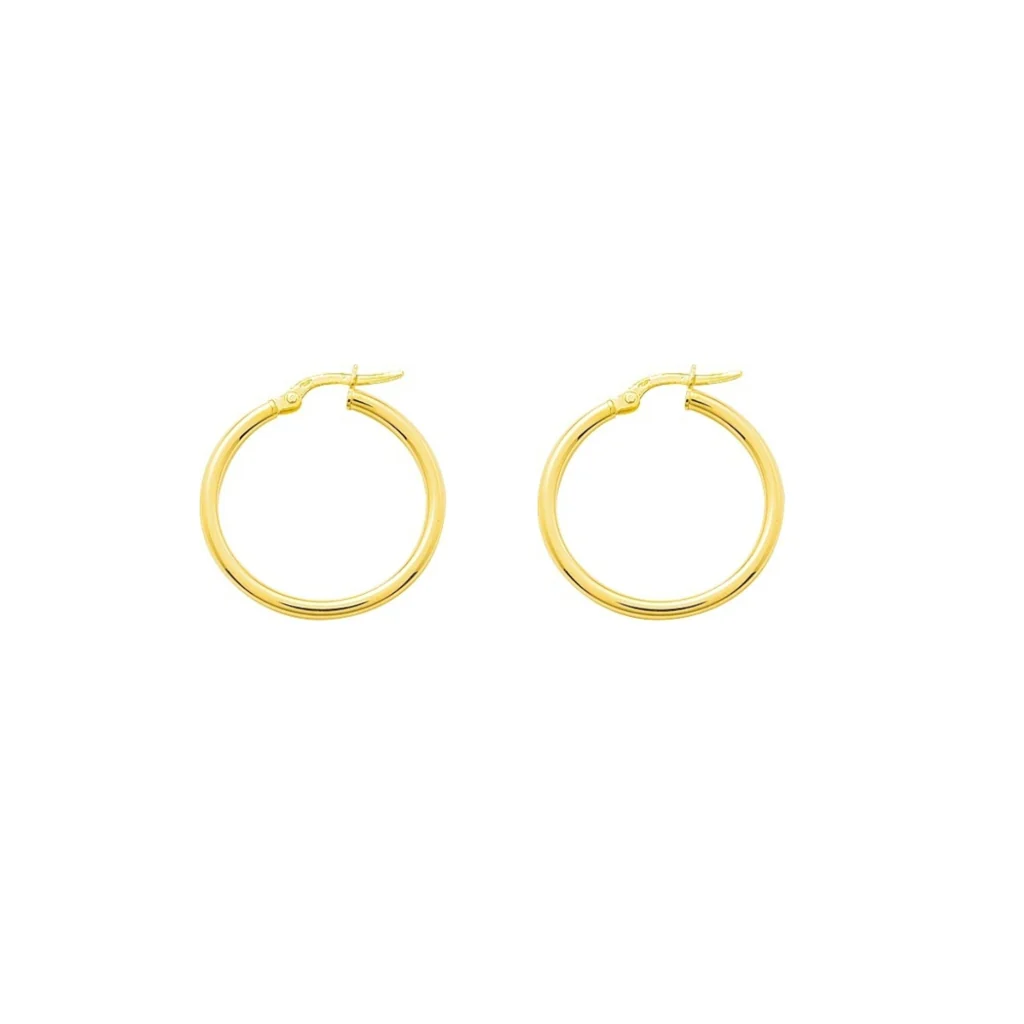 9ct Gold Hoop Earrings | Auve - Image 14