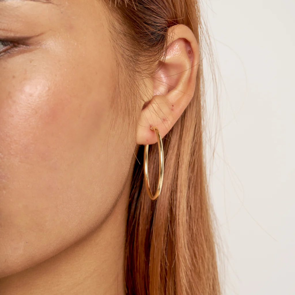 9ct Gold Hoop Earrings | Auve - Image 18
