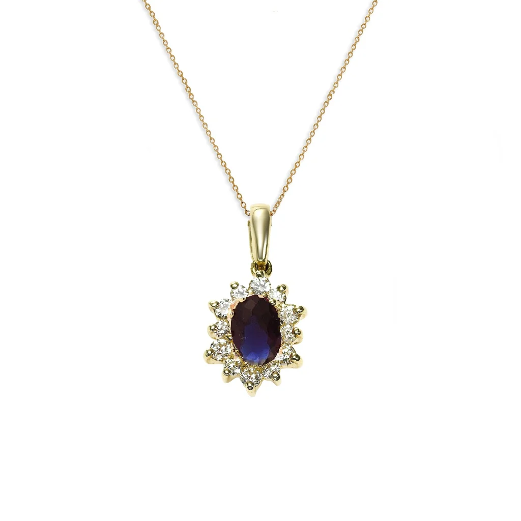 18ct Gold Plated Cluster Necklace | Adina - Image 4