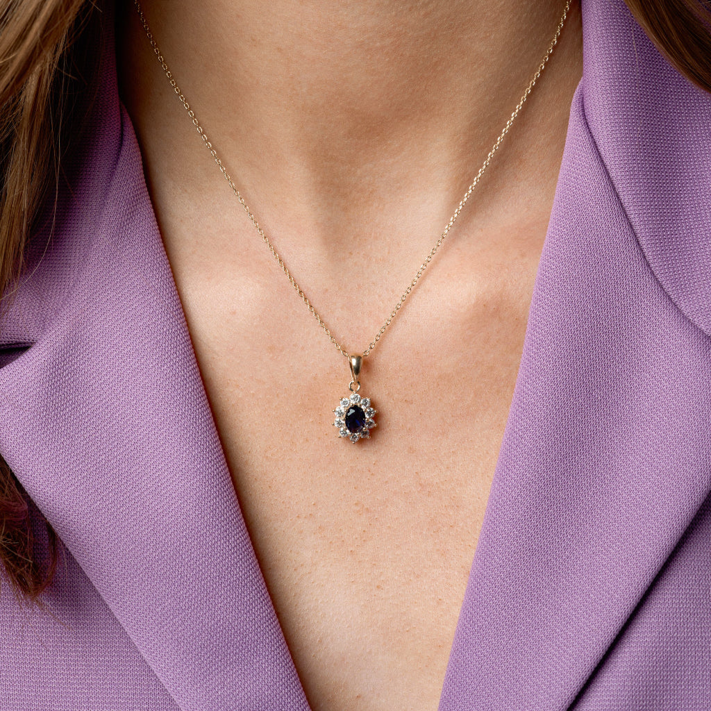 18ct Gold Plated Cluster Necklace | Adina - Image 5