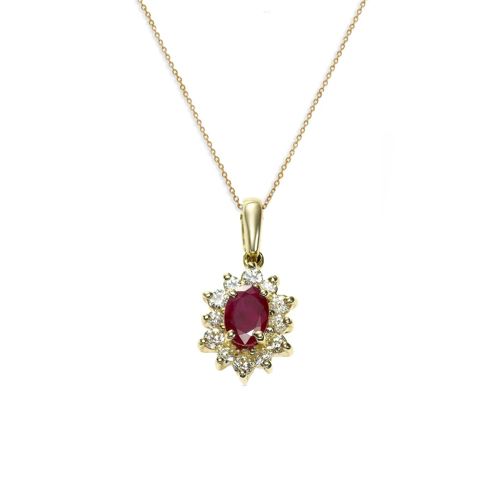 18ct Gold Plated Cluster Necklace | Adina - Image 7