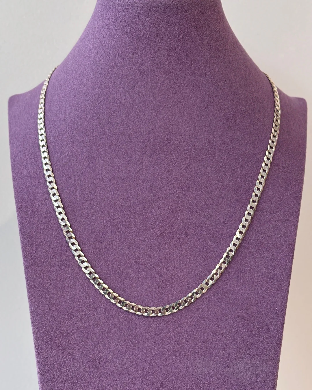 Sterling Silver Chunky Curb Chain Necklace | Cesena - Image 6
