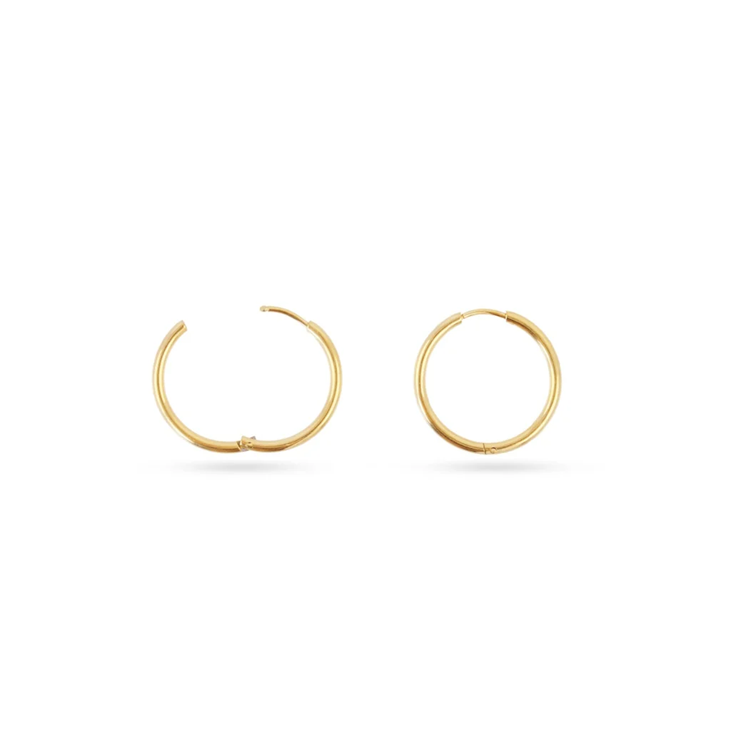 Steel Classic Hoop Earrings | Anartxy