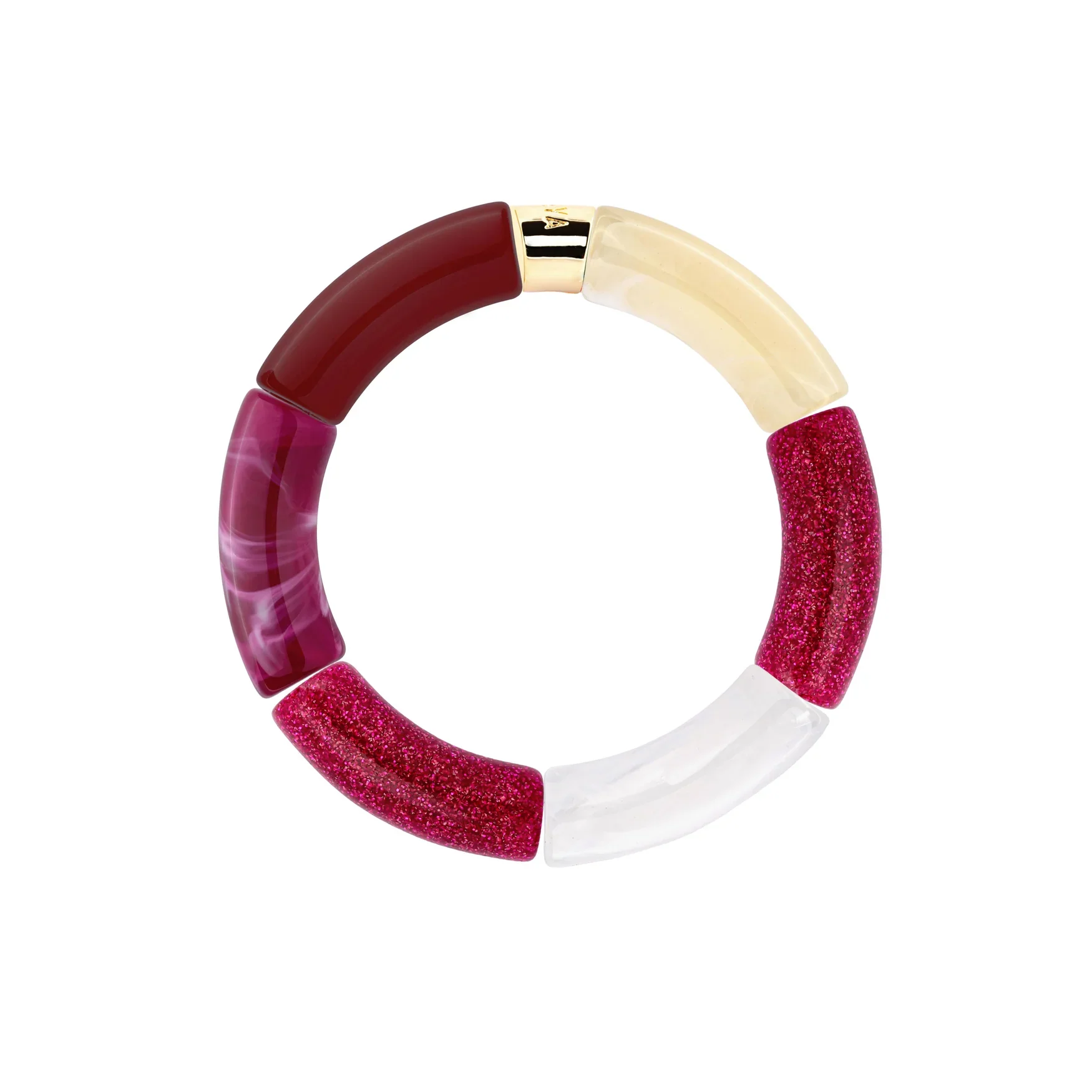 Colourful Resin Bracelet | Ameixa | Parabaya - Image 3