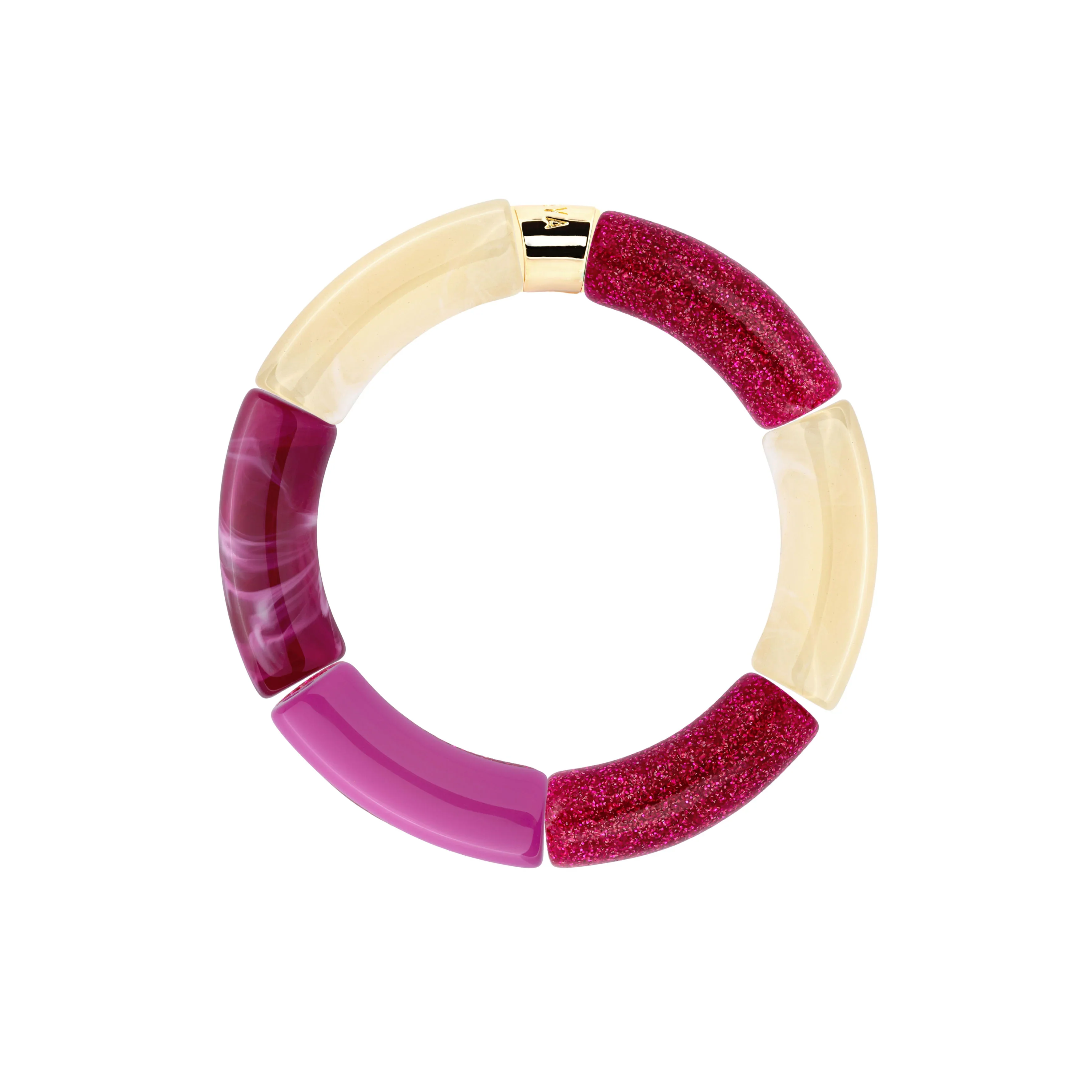 Colourful Resin Bracelet | Ameixa | Parabaya - Image 4