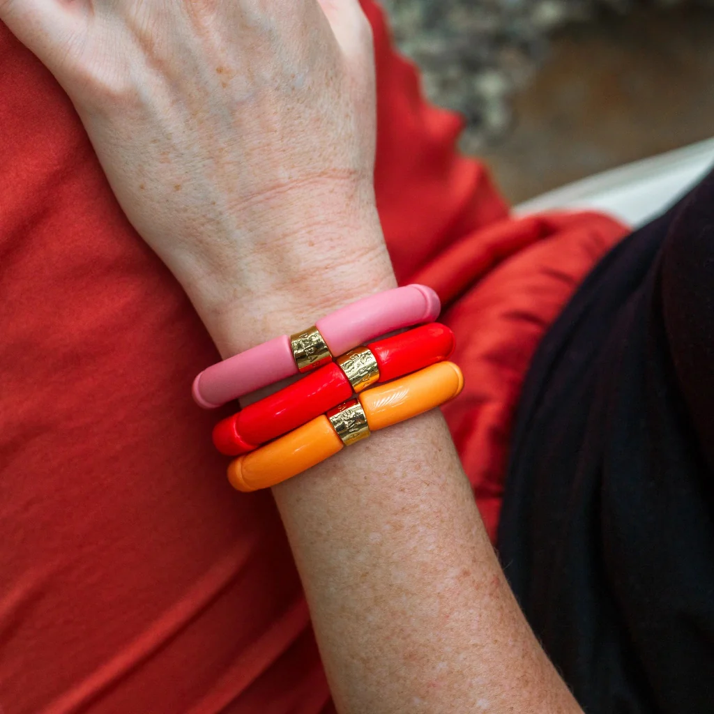 Colourful Resin Bracelet | Fogo Mono | Parabaya - Image 4
