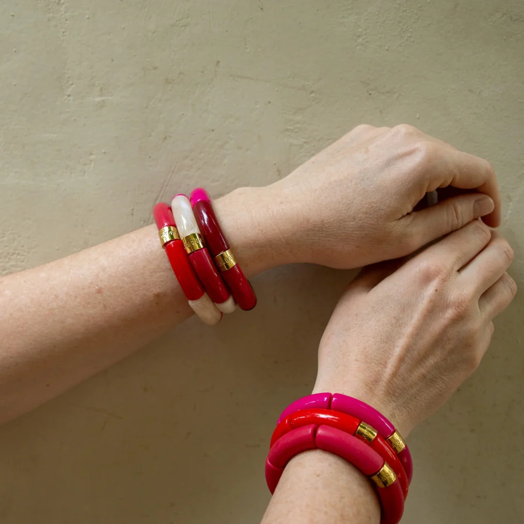 Colourful Resin Bracelet | Guarana | Parabaya - Image 4