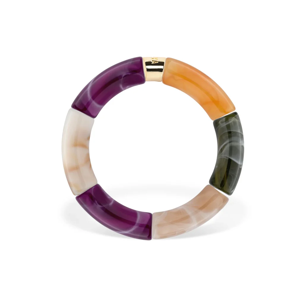Colourful Resin Bracelet | Hibisco | Parabaya - Image 4