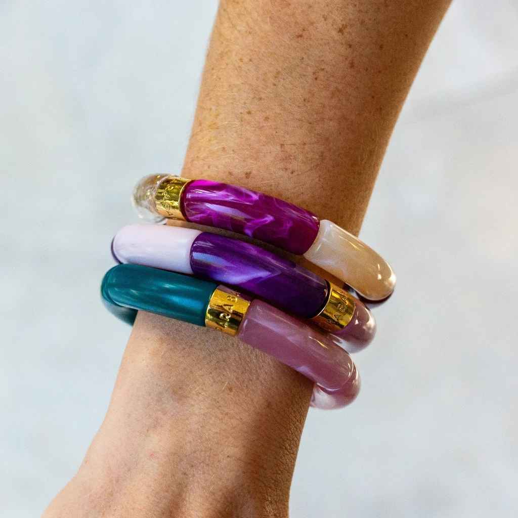 Colourful Resin Bracelet | Jabuticaba | Parabaya - Image 4