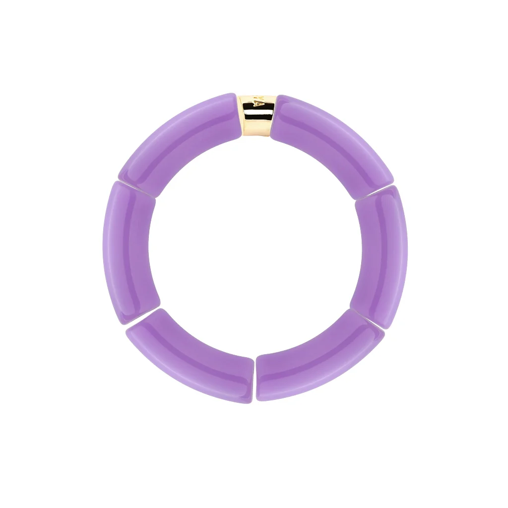 Colourful Resin Bracelet | Jacaranda Mono | Parabaya - Image 3