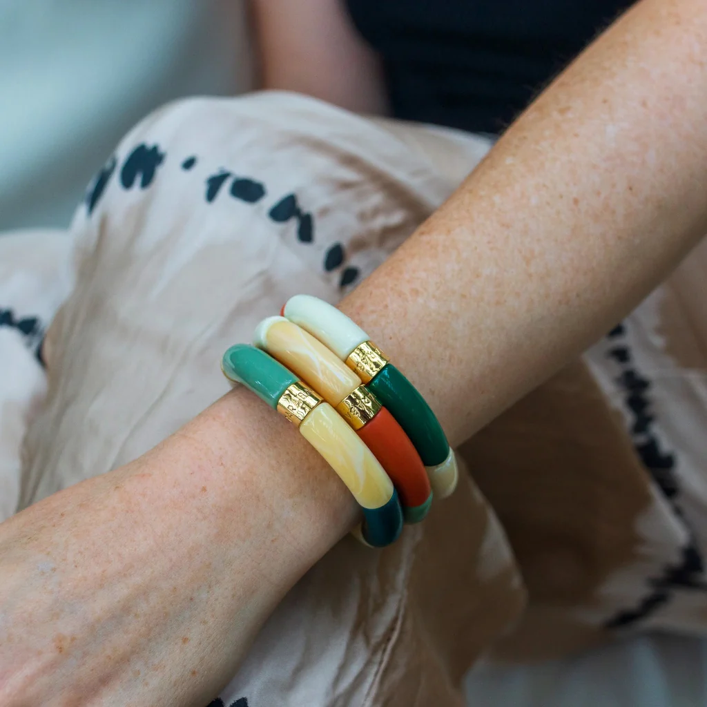 Colourful Resin Bracelet | Mata | Parabaya - Image 4