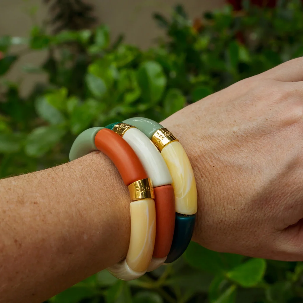 Colourful Resin Bracelet | Mata | Parabaya - Image 6