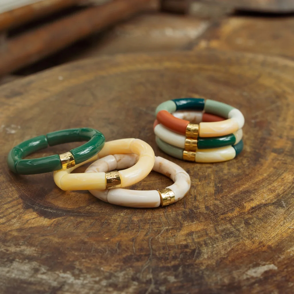 Colourful Resin Bracelet | Mata | Parabaya - Image 8