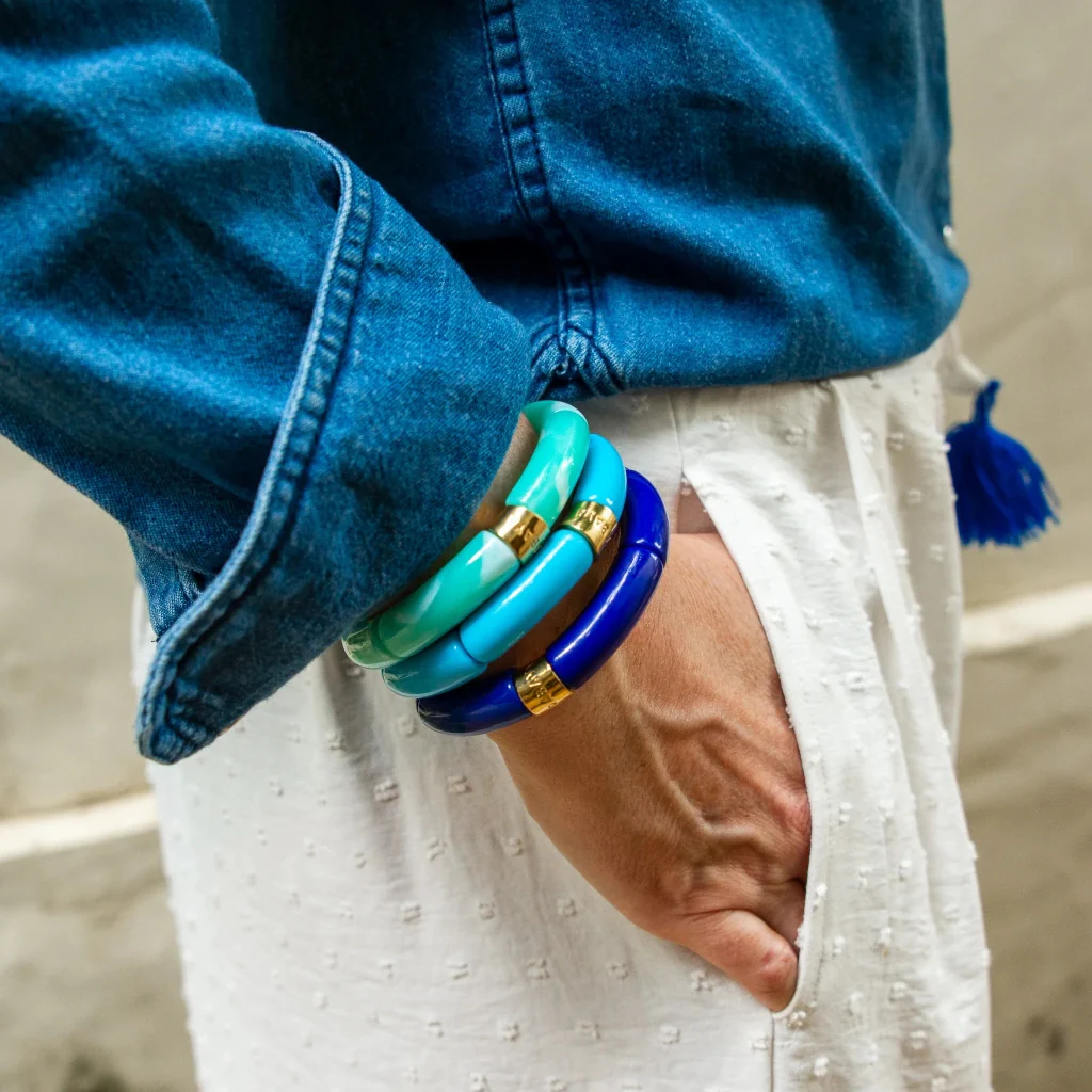 Colourful Resin Bracelet | Oceano Mono | Parabaya - Image 2