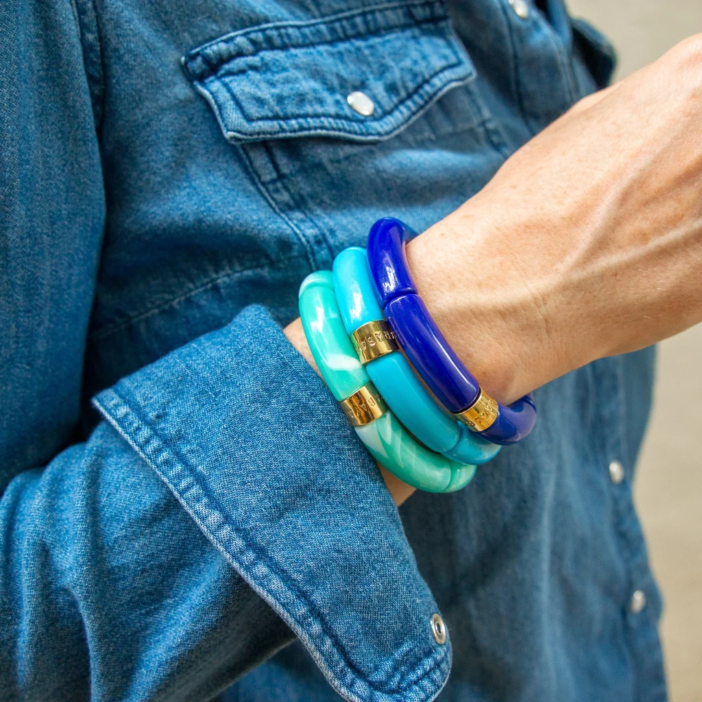 Colourful Resin Bracelet | Oceano Mono | Parabaya - Image 4