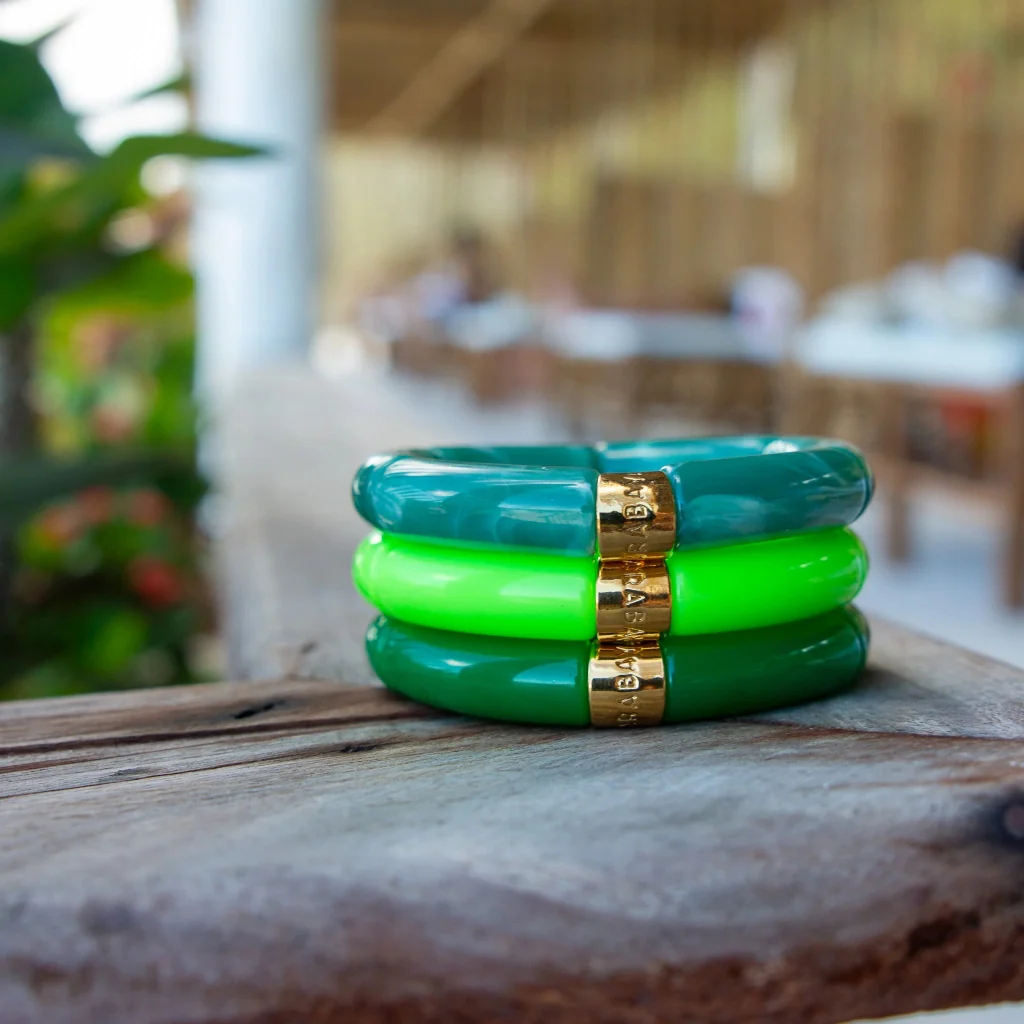 Colourful Resin Bracelet | Palmeira Mono | Parabaya - Image 4