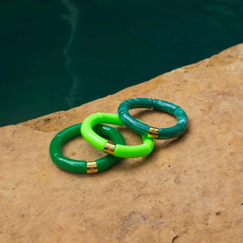 Colourful Resin Bracelet | Palmeira Mono | Parabaya - Image 6