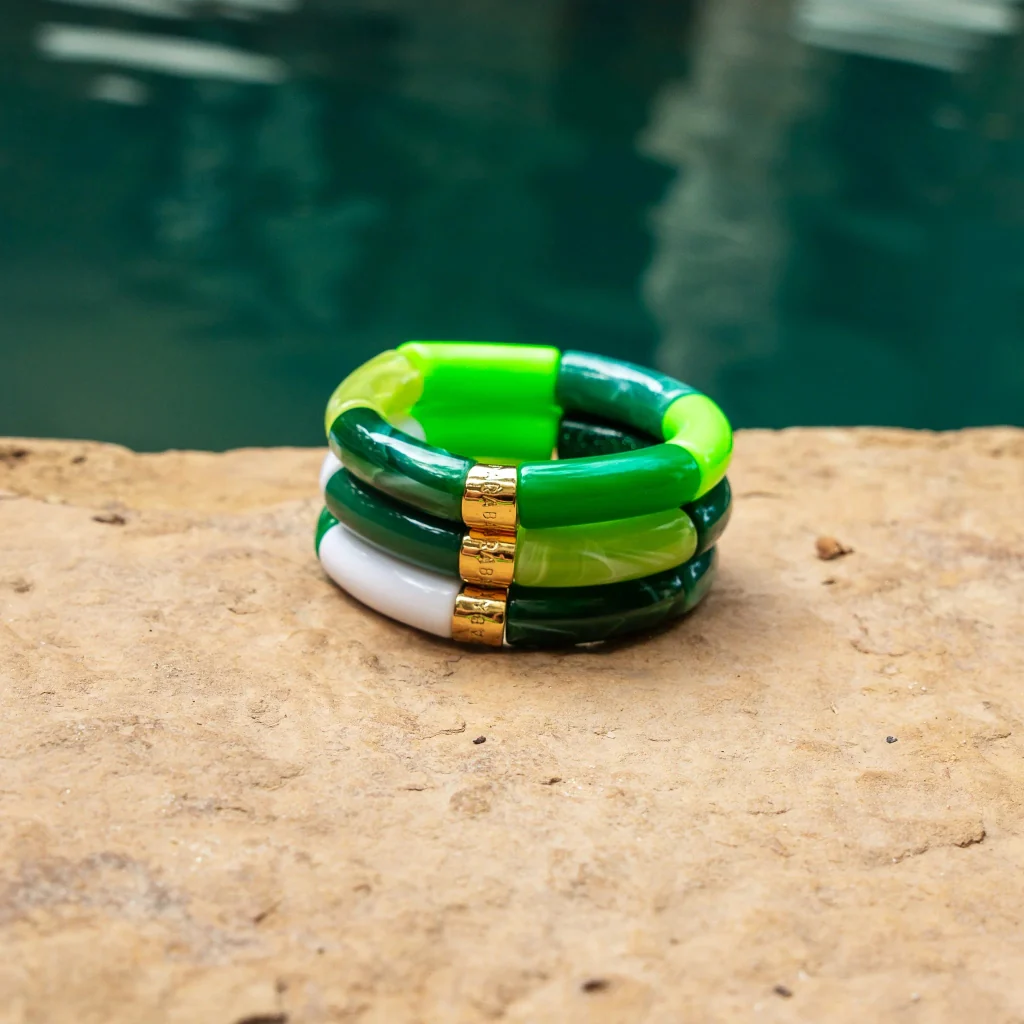 Colourful Resin Bracelet | Palmeira | Parabaya - Image 6