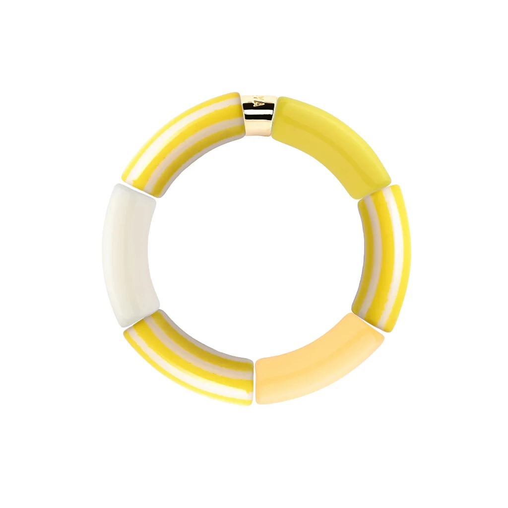 Colourful Resin Bracelet | Riviera Amarelo | Parabaya - Image 7