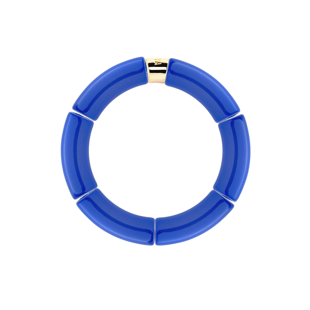 Colourful Resin Bracelet | Riviera Cobalt | Parabaya - Image 5