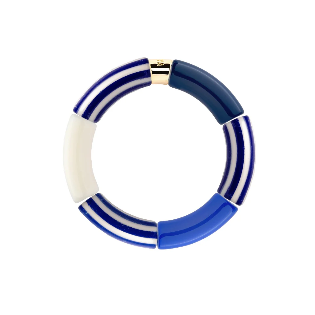 Colourful Resin Bracelet | Riviera Cobalt | Parabaya - Image 7