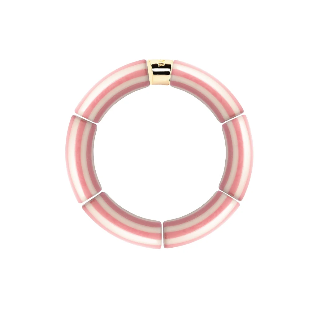 Colourful Resin Bracelet | Riviera Rosado | Parabaya - Image 3