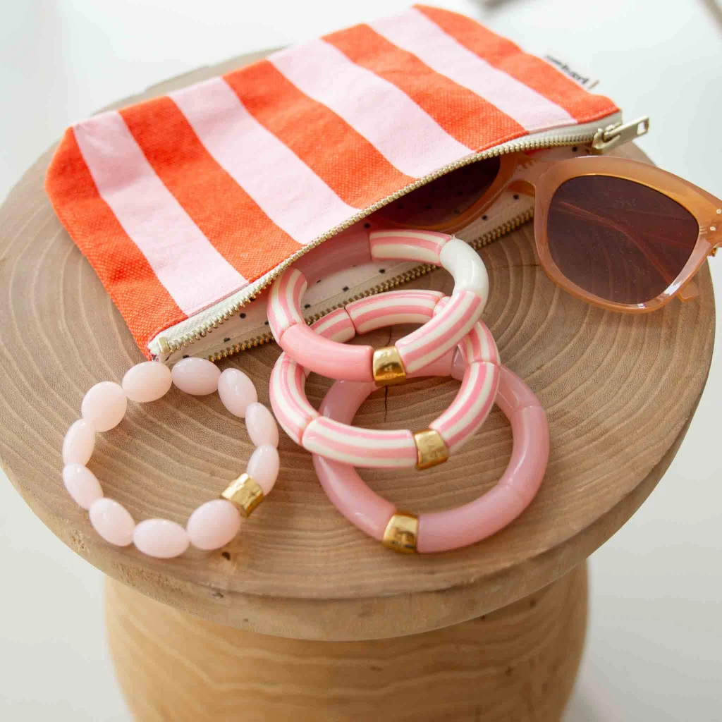 Colourful Resin Bracelet | Riviera Rosado | Parabaya - Image 6