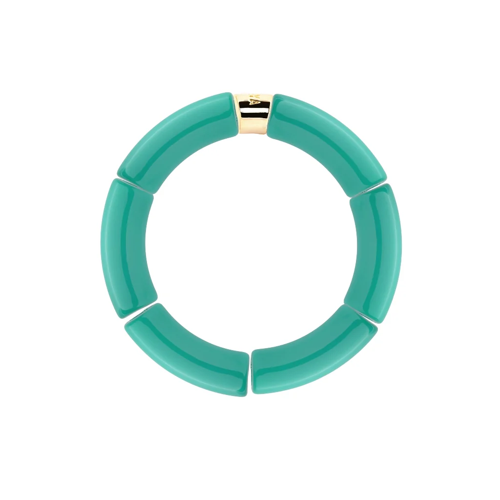 Colourful Resin Bracelet | Turquesa Mono | Parabaya - Image 3
