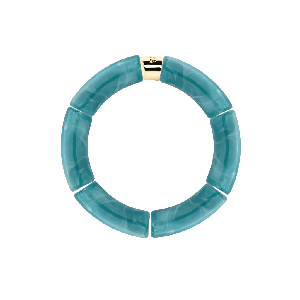 Colourful Resin Bracelet | Turquesa Mono | Parabaya - Image 5