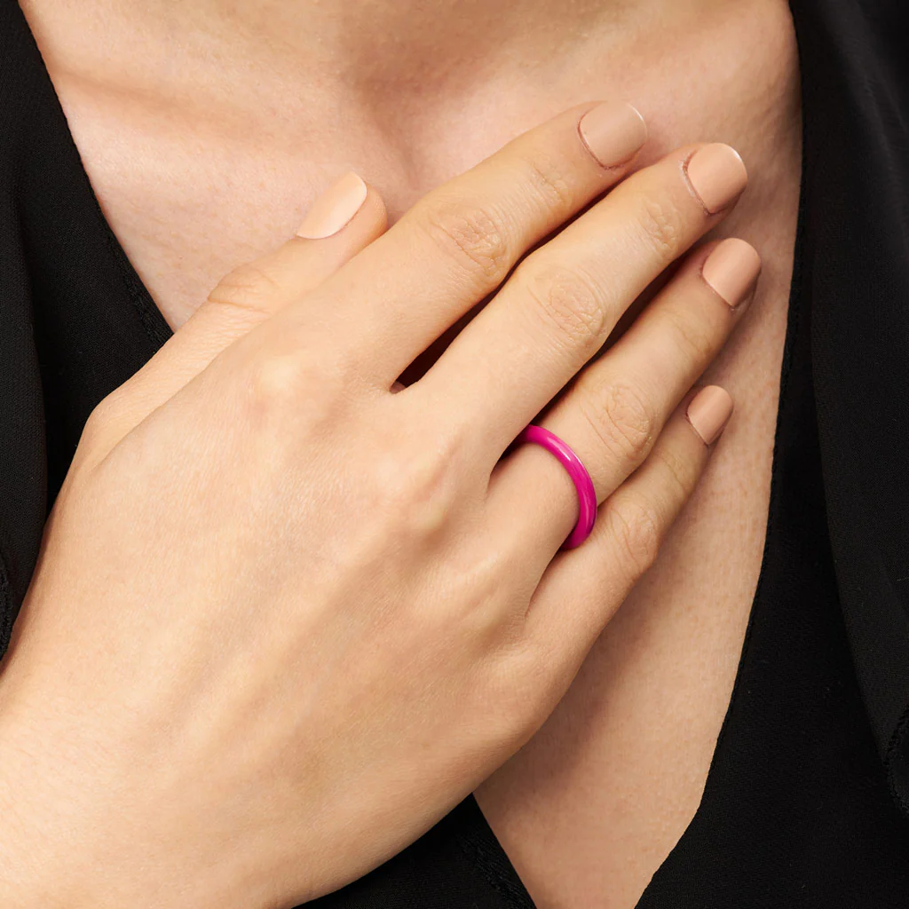 Enamel Colour Ring | Lulu Copenhagen - Image 4