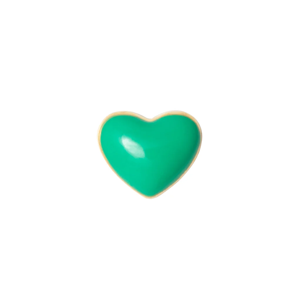 Enamel Love Heart Single Stud Earring | Love U | Lulu Copenhagen - Image 17