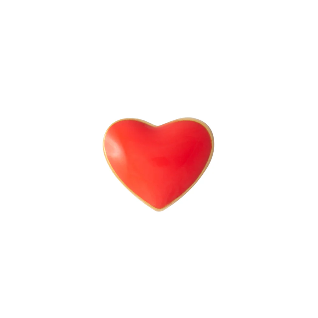Enamel Love Heart Single Stud Earring | Love U | Lulu Copenhagen - Image 21