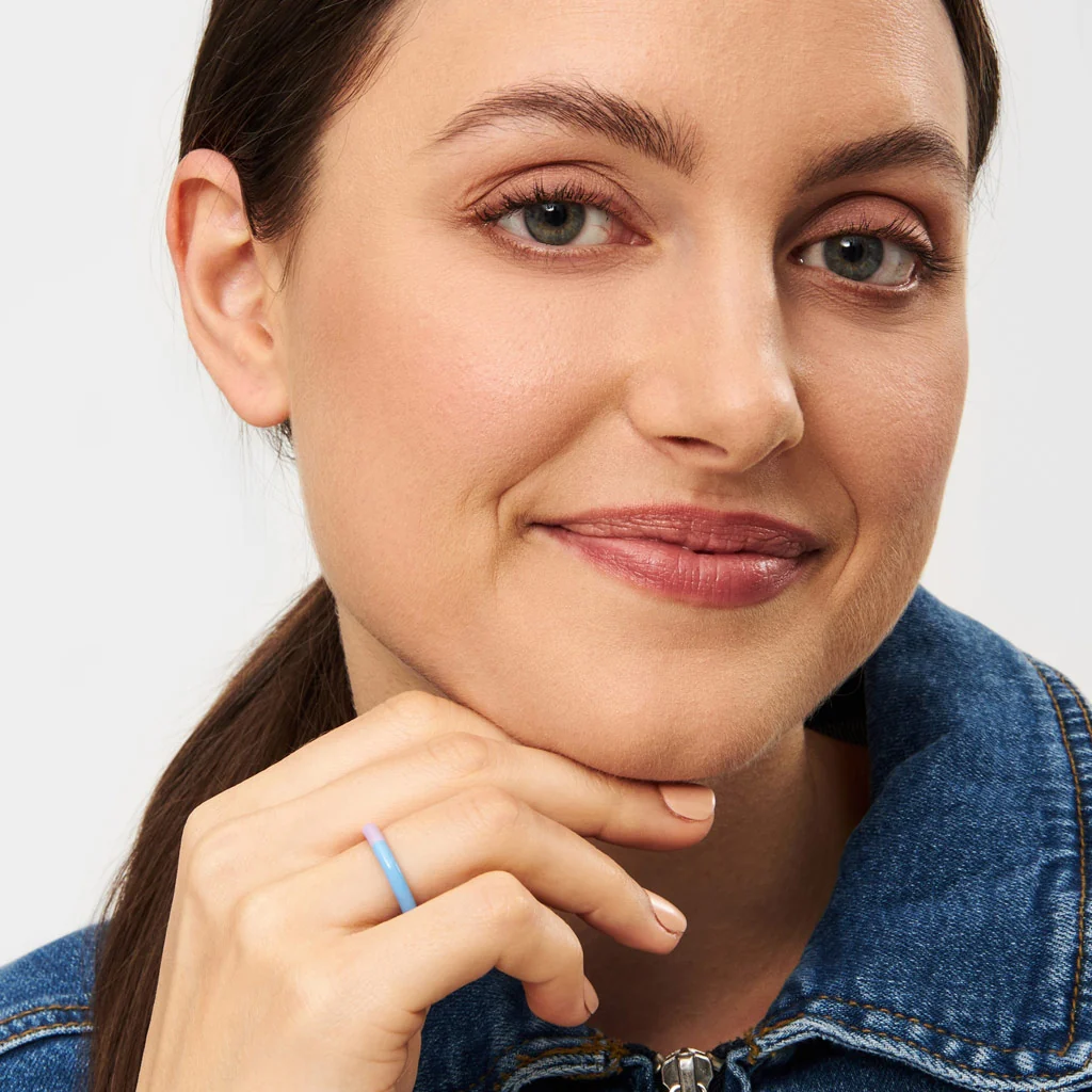 Enamel Triple Colour Ring | Lulu Copenhagen - Image 9