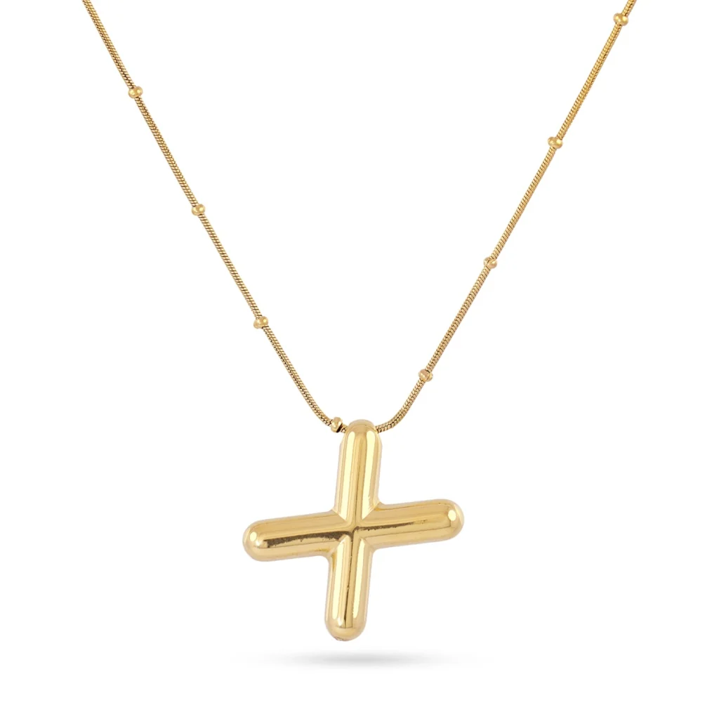 Steel Bubble Letter Necklace | Anartxy - Image 29