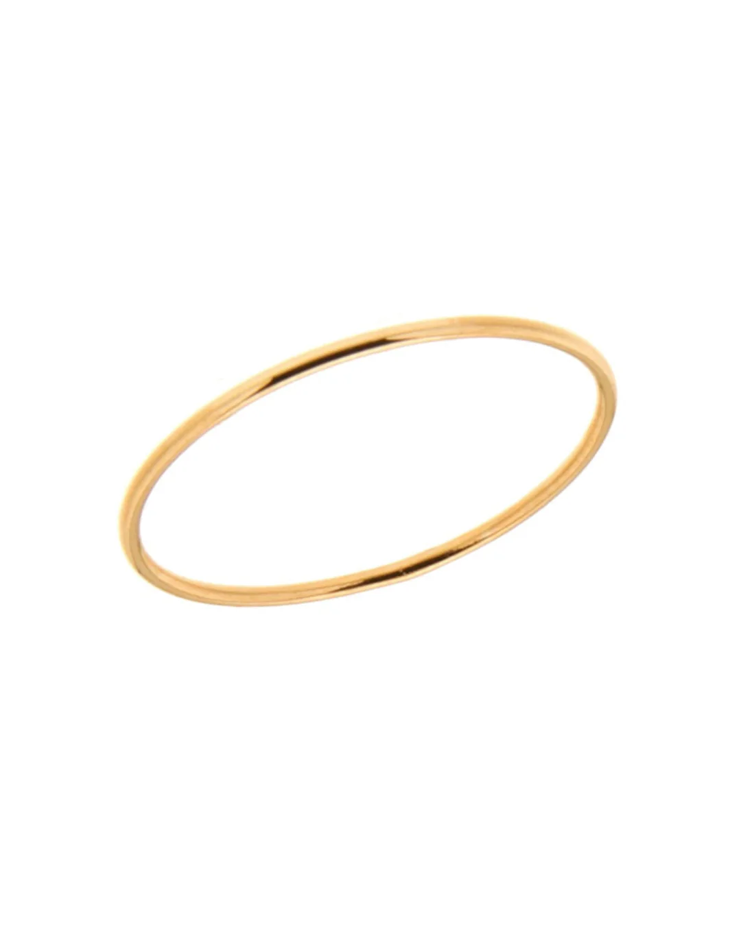 18ct Gold Plated Delicate Band Ring | Lisia