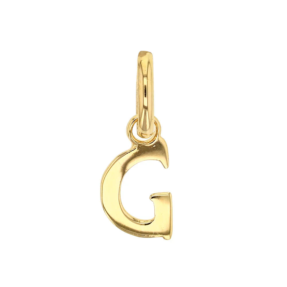 18ct Gold Plated Letter Pendant Necklace - Image 10