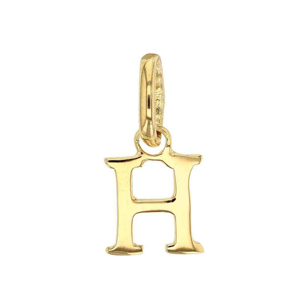 18ct Gold Plated Letter Pendant Necklace - Image 11