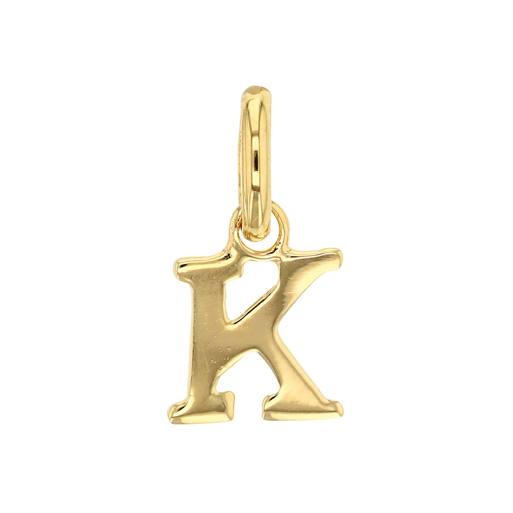 18ct Gold Plated Letter Pendant Necklace - Image 14