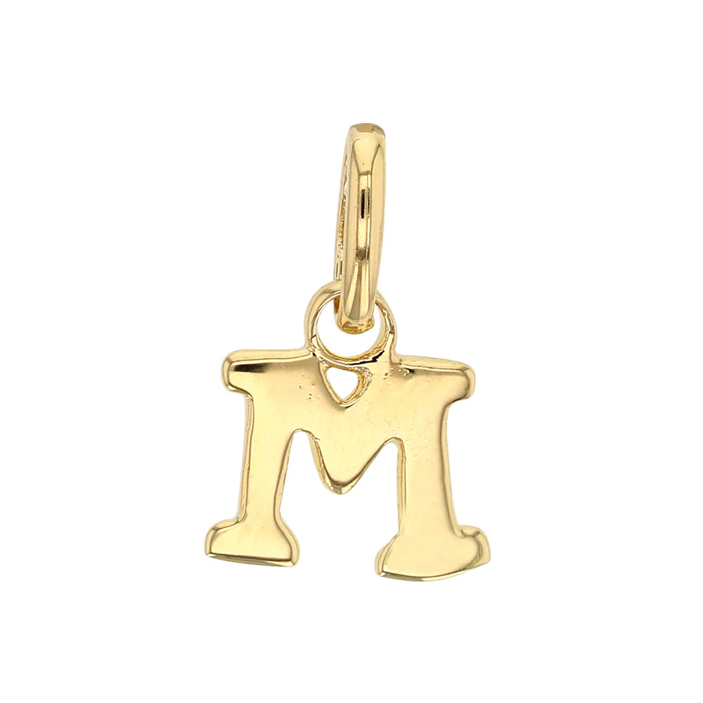 18ct Gold Plated Letter Pendant Necklace - Image 16