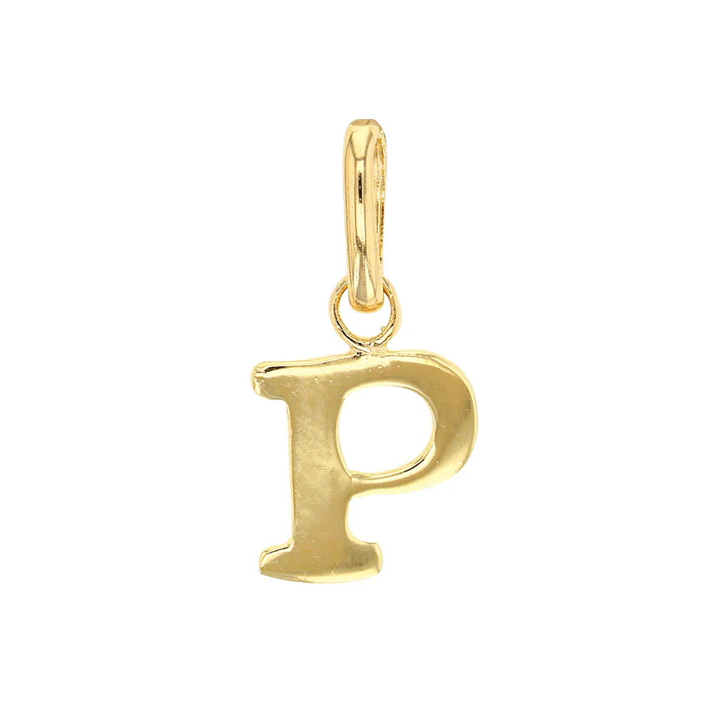 18ct Gold Plated Letter Pendant Necklace - Image 19