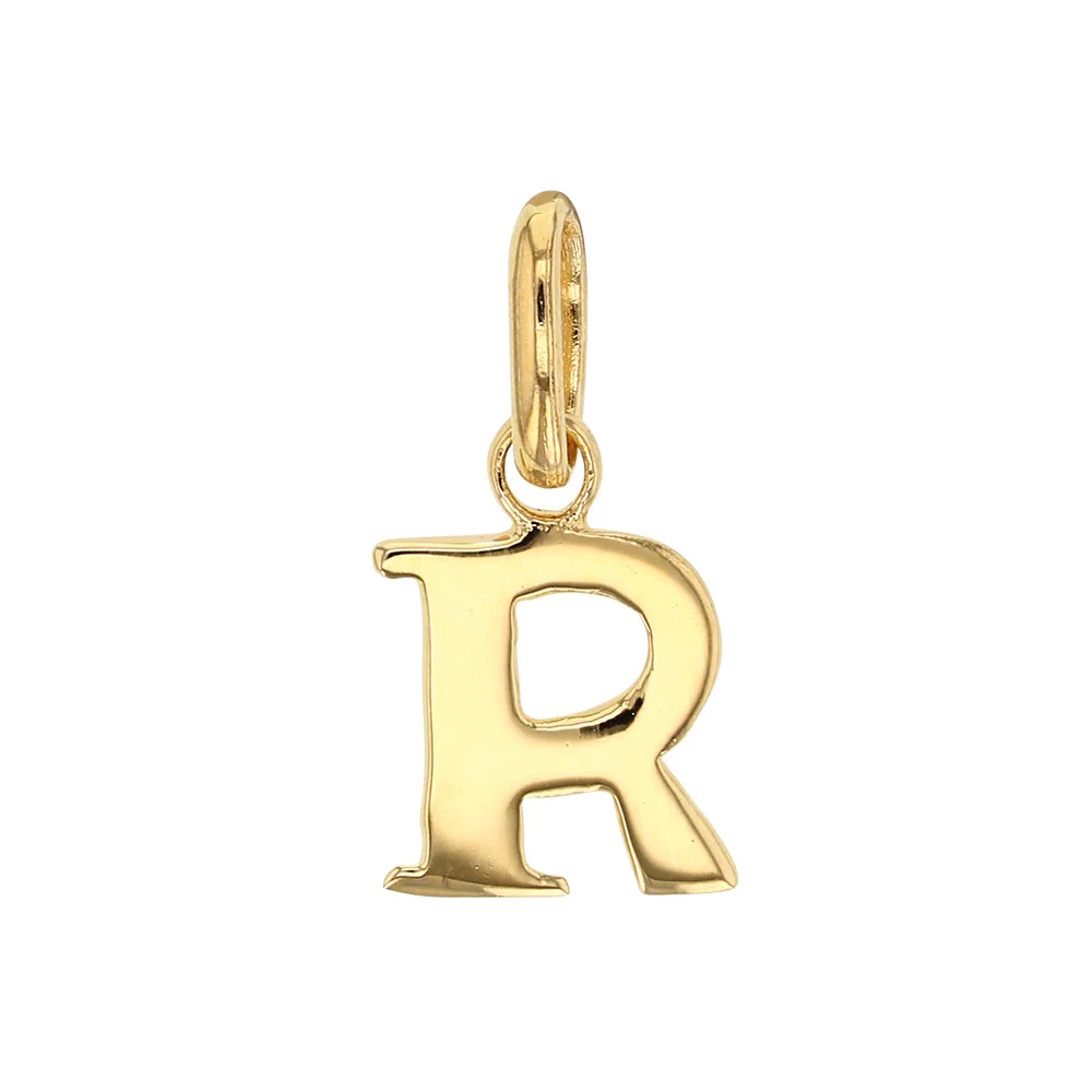 18ct Gold Plated Letter Pendant Necklace - Image 20