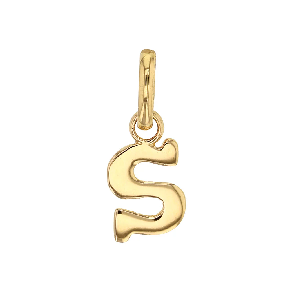 18ct Gold Plated Letter Pendant Necklace - Image 21