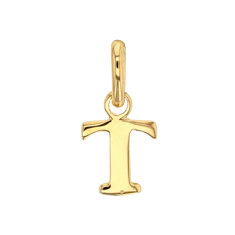 18ct Gold Plated Letter Pendant Necklace - Image 22