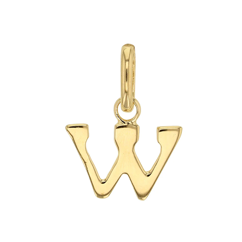 18ct Gold Plated Letter Pendant Necklace - Image 25