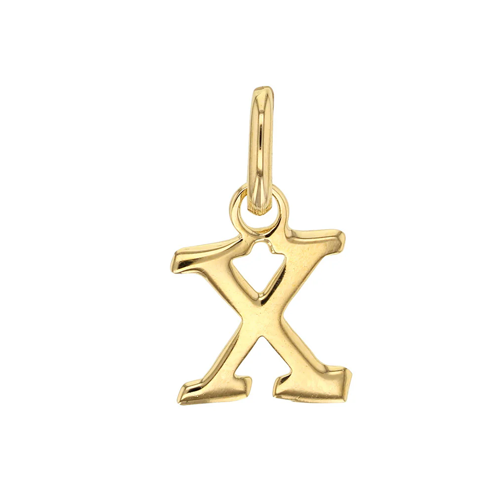 18ct Gold Plated Letter Pendant Necklace - Image 26