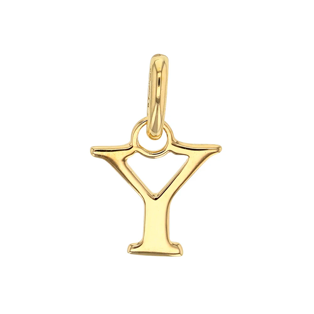 18ct Gold Plated Letter Pendant Necklace - Image 27
