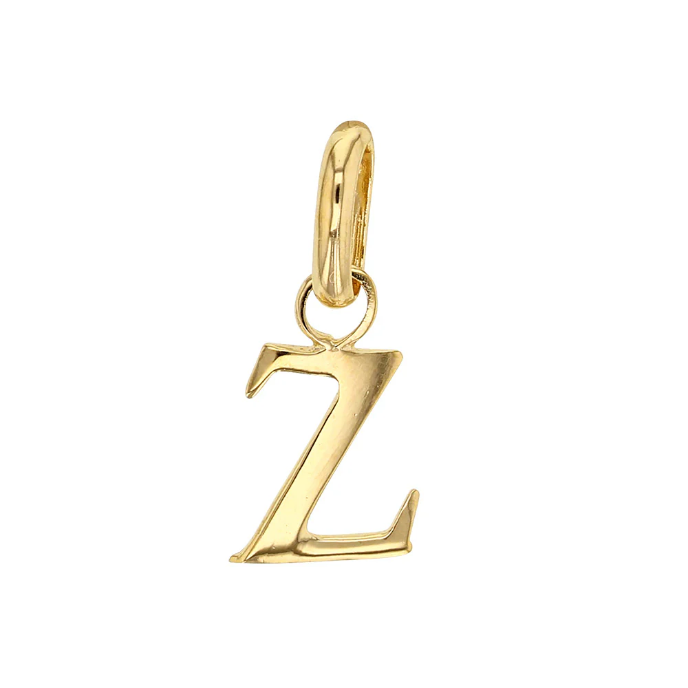 18ct Gold Plated Letter Pendant Necklace - Image 28