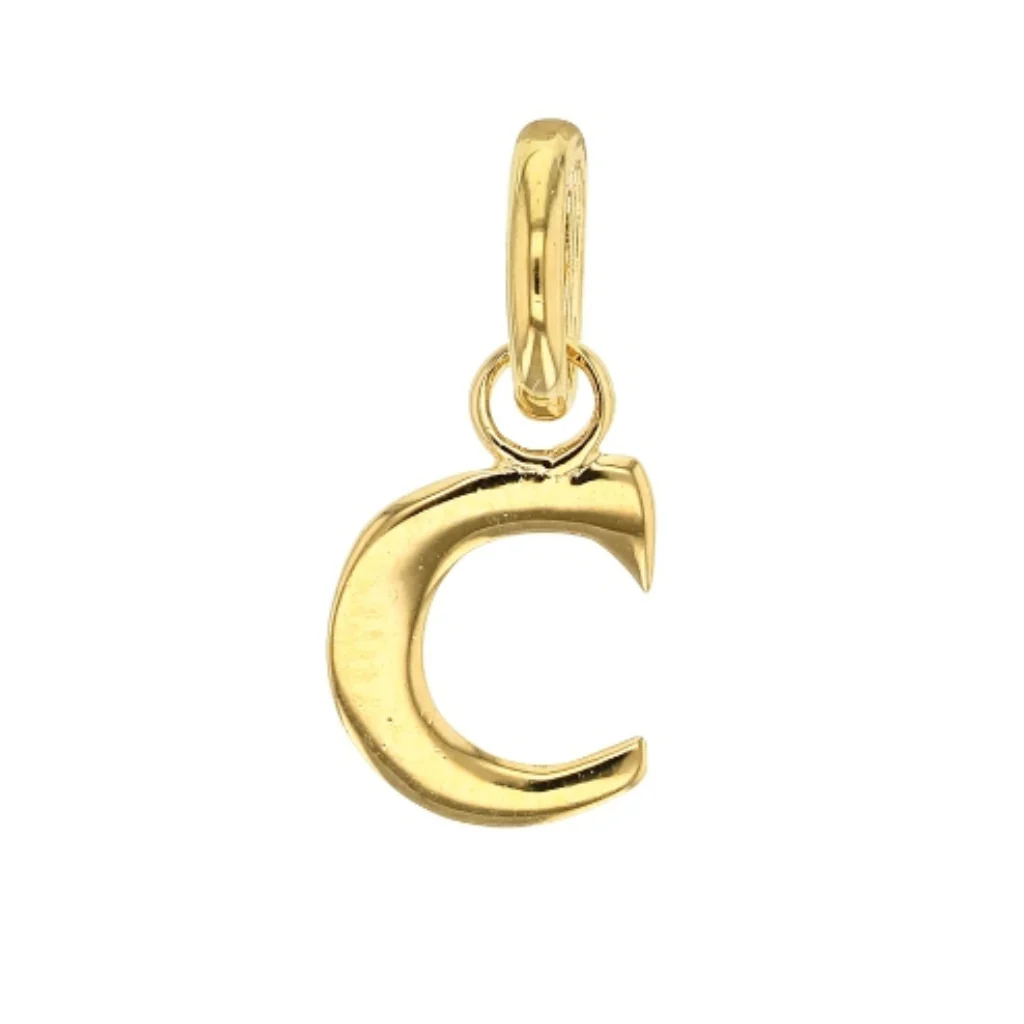 18ct Gold Plated Letter Pendant Necklace - Image 6